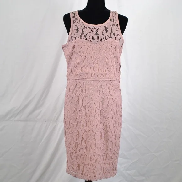 MARINA | Dresses | Marina Blush Pink Lace Mid Length Dress M58a | Poshmark MARINA | Dresses | Marina Blush Pink Lace Mid Length Dress M58a | Poshmark